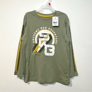 🟠5/$25 NEW George Awesome Sk8 Skate Adventure Long Sleeve Shirt (size S)